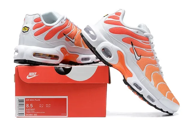 Nike Air Max Plus Orange Wave Lifestyle Sneakers 6