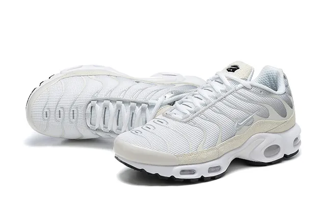 Nike Air Max Plus White Beige Lifestyle Sneakers 4