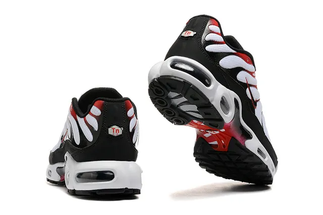 Nike Air Max Plus White Black Red Lifestyle Sneakers 2