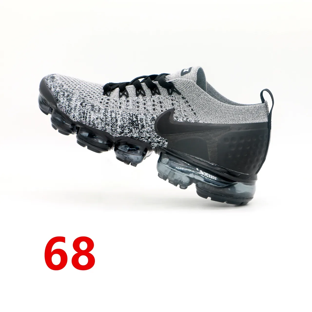 Nike Air VaporMax Flyknit 2 Black/White Lifestyle Sneakers 2
