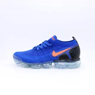Nike Air VaporMax Flyknit Royal Blue Orange Lifestyle Sneakers