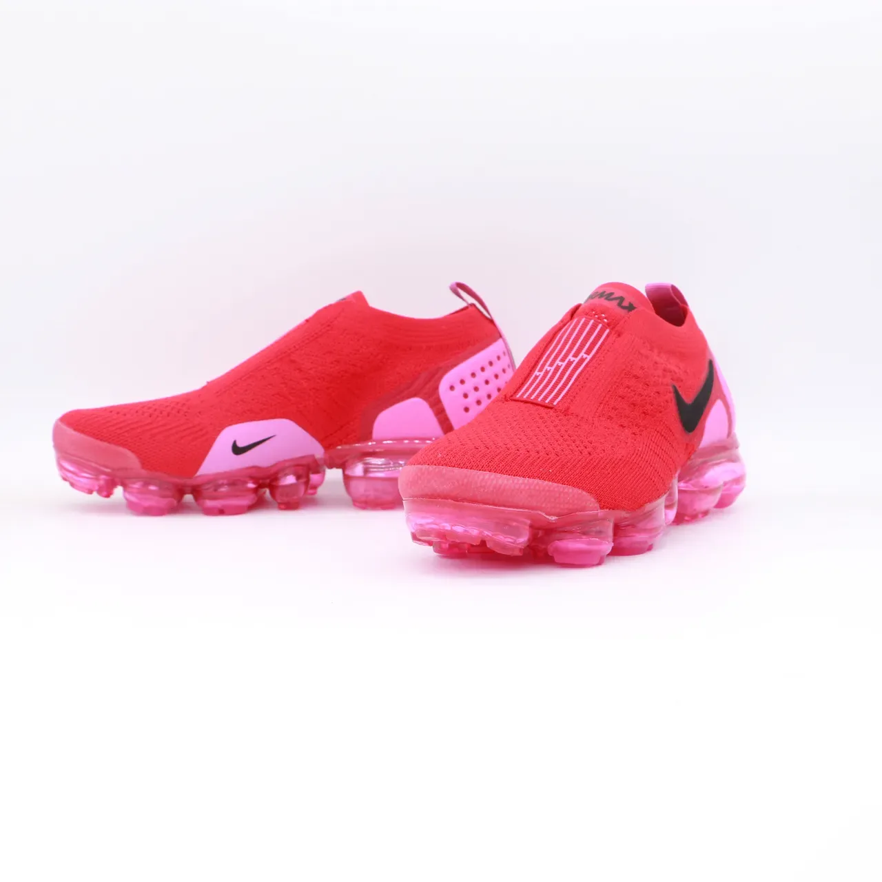 Nike Air VaporMax Flyknit Slip-On Rouge Rose Chaussures Lifestyle 3