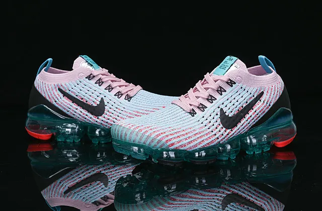 Nike Air VaporMax Knit Pink Blue zapatos de correr 13