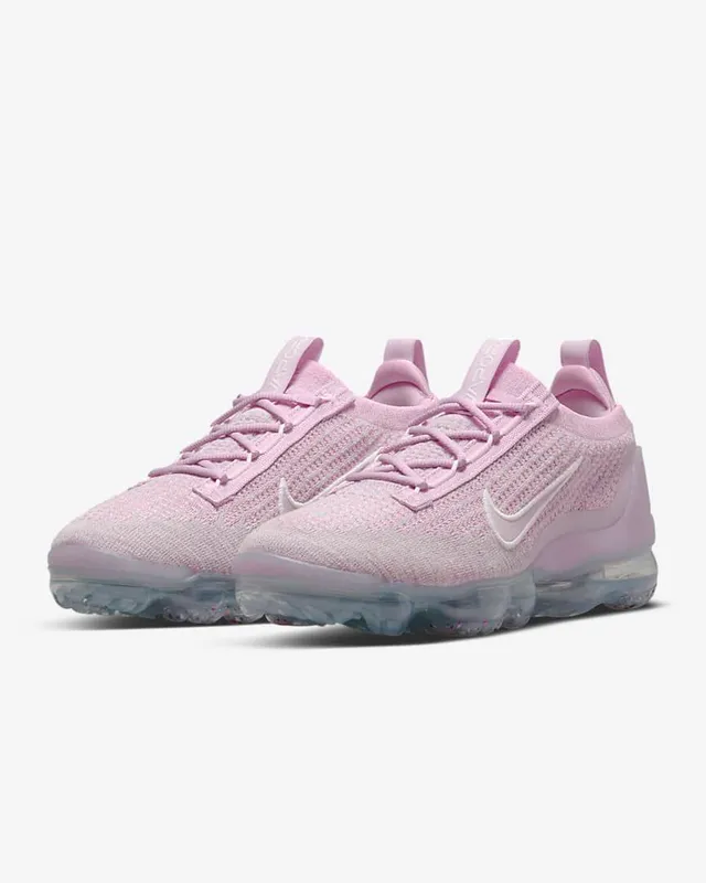 Nike Air VaporMax Pink Flyknit Lifestyle Sneakers 5