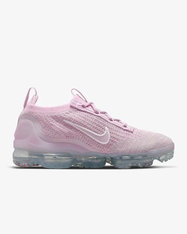 Nike Air VaporMax Pink Flyknit Lifestyle Sneakers 7