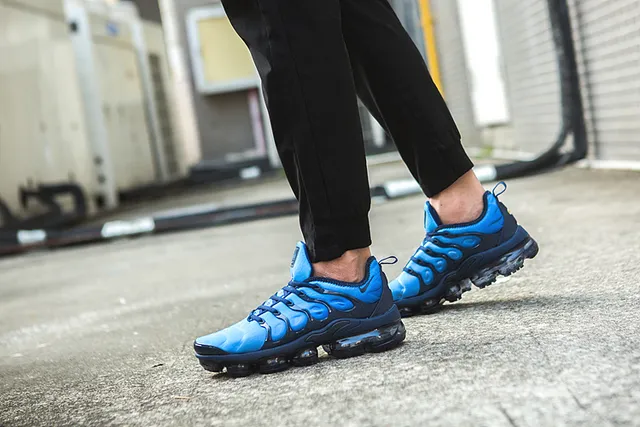 Nike Air VaporMax Plus Blue Navy Lifestyle Sneakers 6