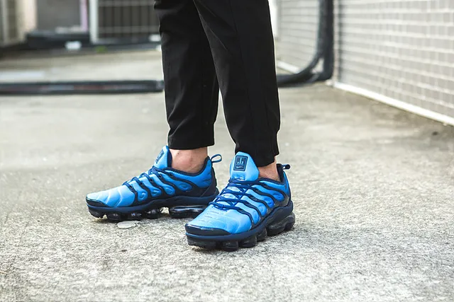 Nike Air VaporMax Plus Blue Navy Lifestyle Sneakers 7