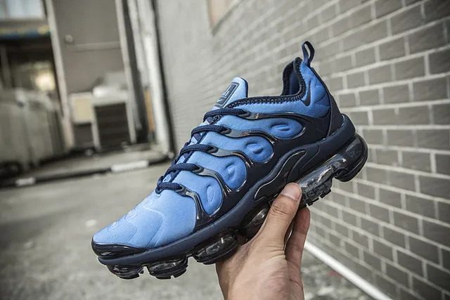 Nike Air VaporMax Plus Blue Navy Lifestyle Sneakers 15