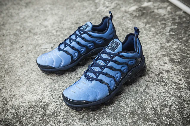 Nike Air VaporMax Plus Blue Navy Lifestyle Sneakers 19
