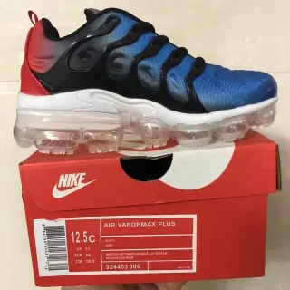 Nike Air VaporMax Plus Gradient Blue Black Red Lifestyle Sneakers