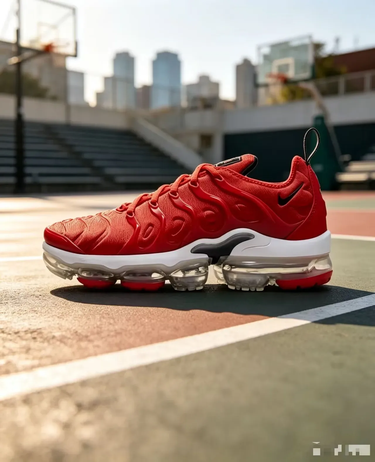 Nike Air VaporMax Plus Red White Lifestyle Sneakers 2