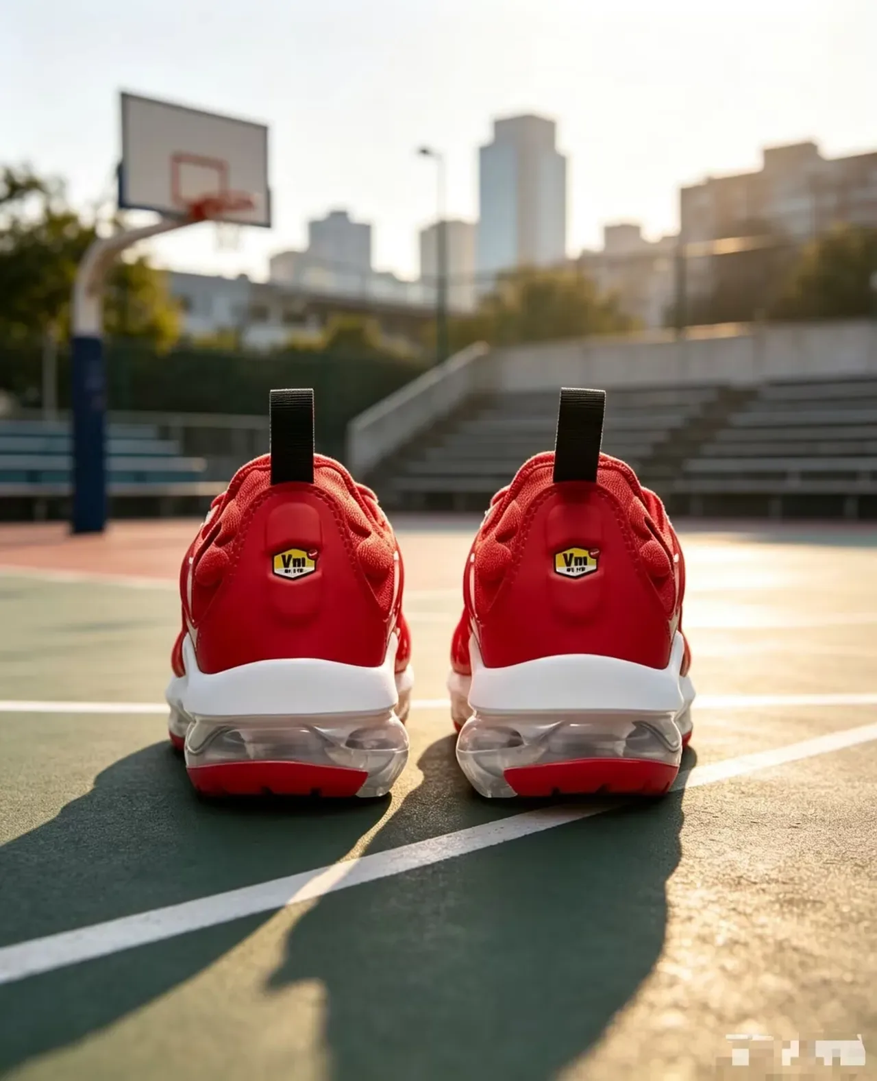 Nike Air VaporMax Plus Red White Lifestyle Sneakers 5