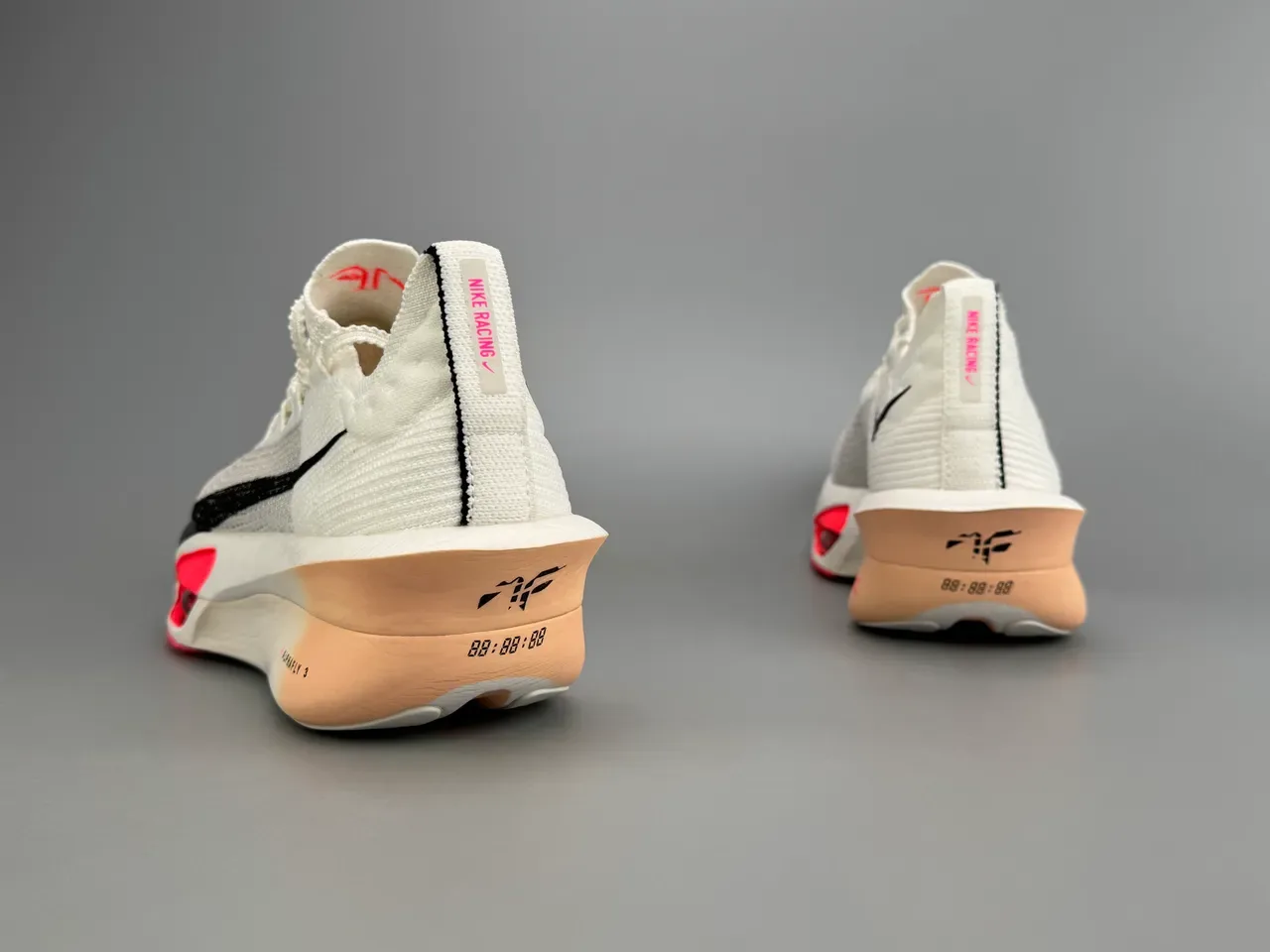 Nike Air Zoom Alphafly 3 White Black Pink Running Shoes 4