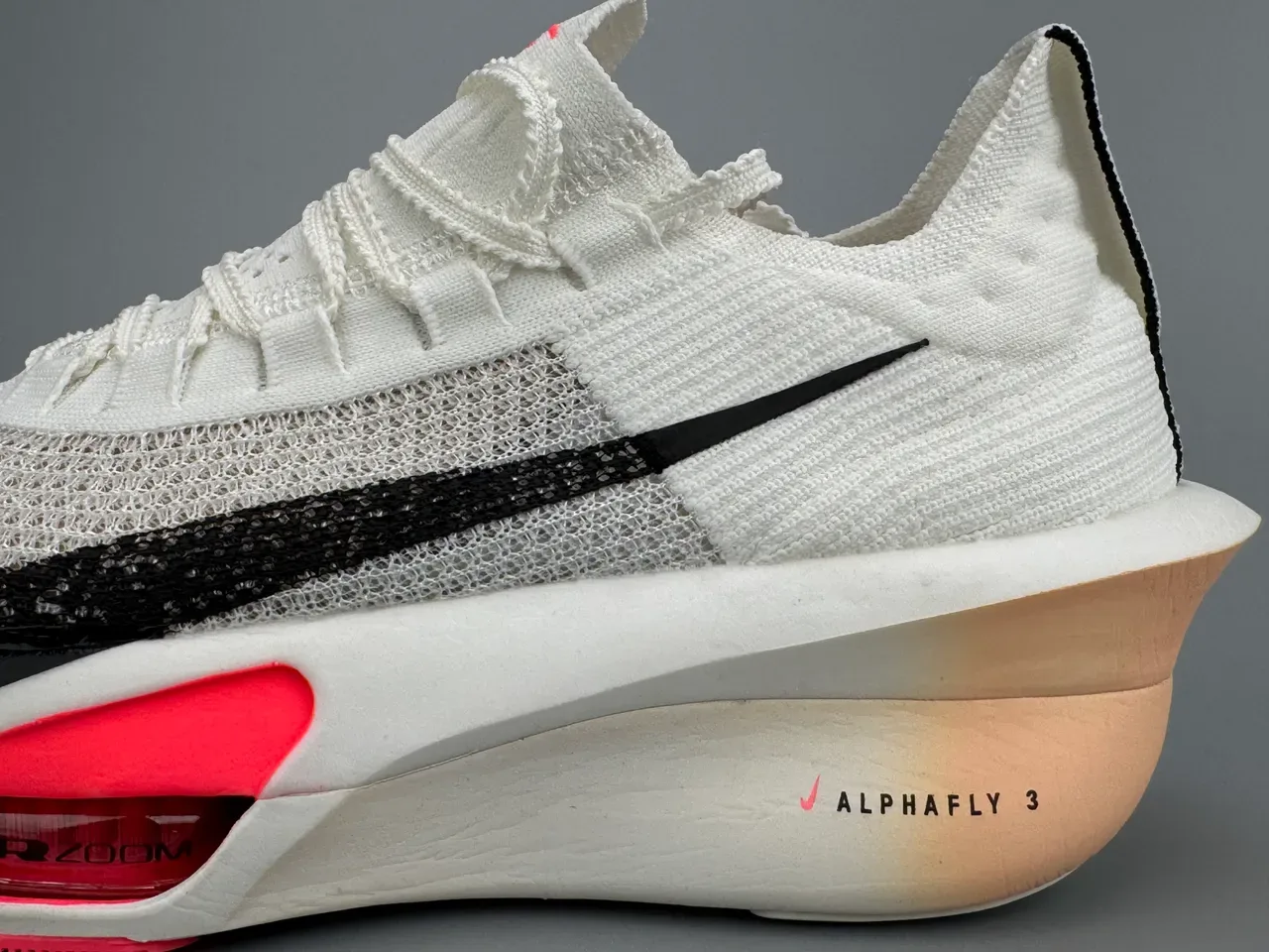Nike Air Zoom Alphafly 3 White Black Pink Running Shoes 5