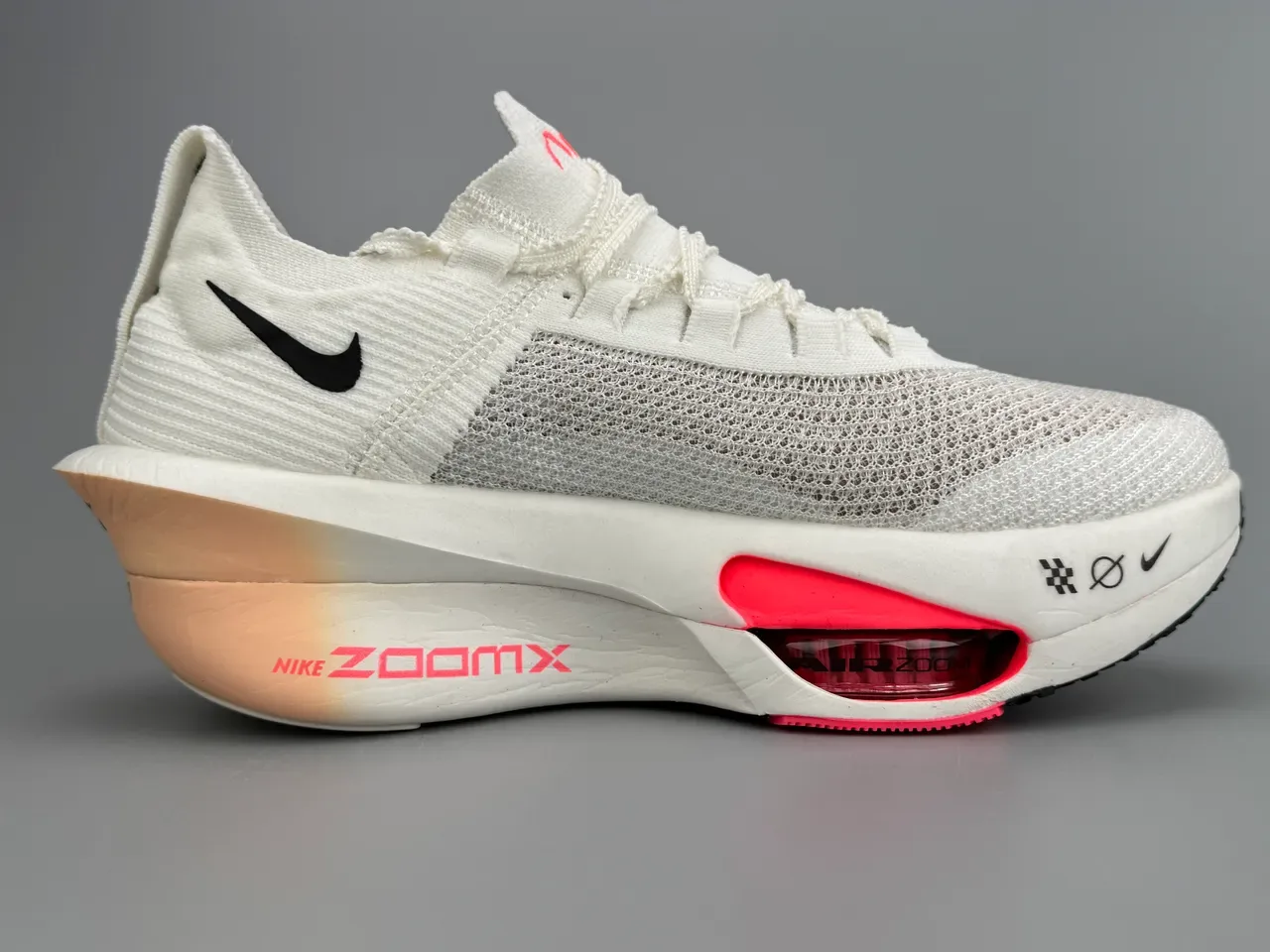 Nike Air Zoom Alphafly 3 White Black Pink Running Shoes 10