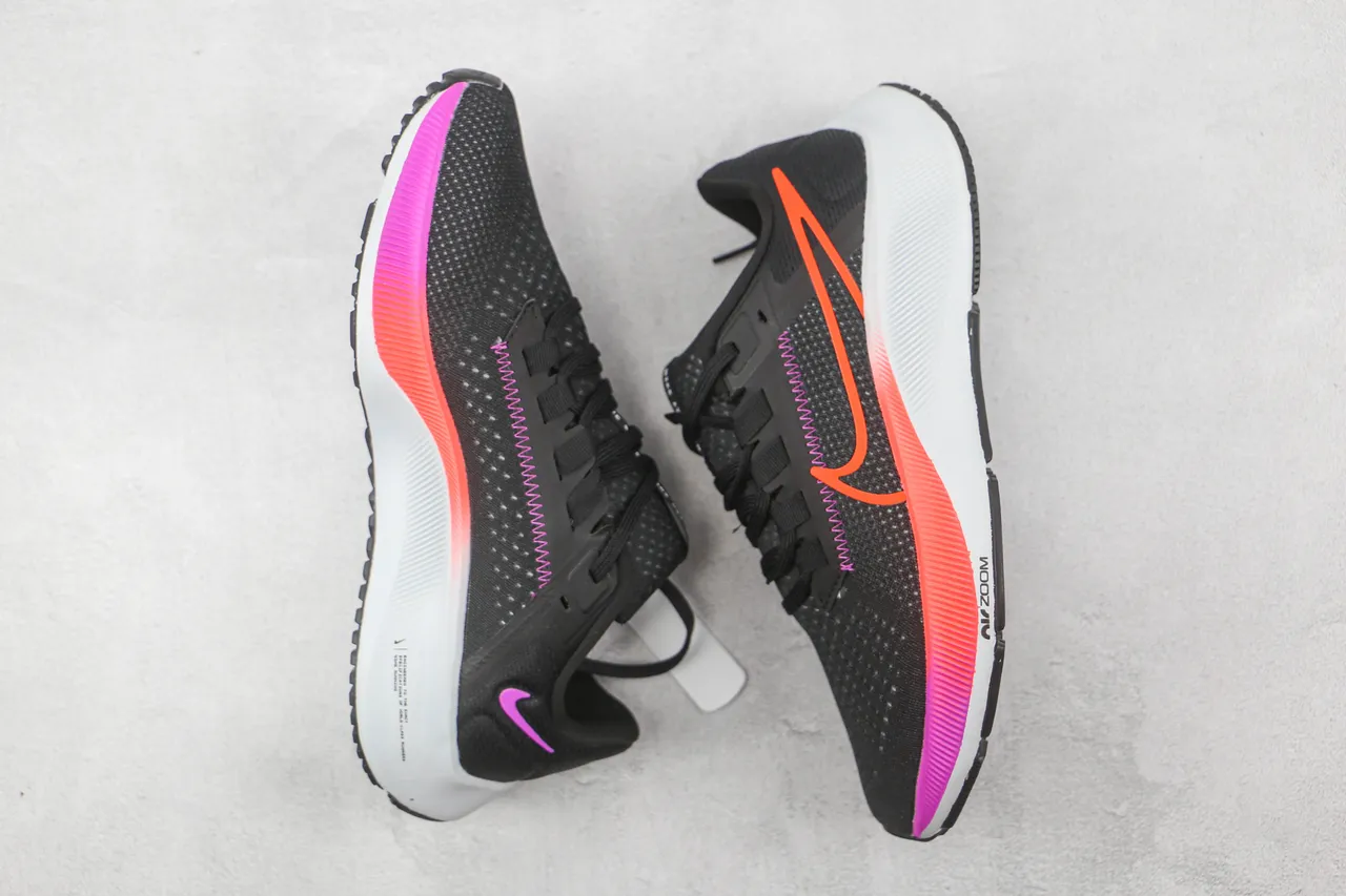 Nike Air Zoom Pegasus Black Orange Pink Running Shoes 2