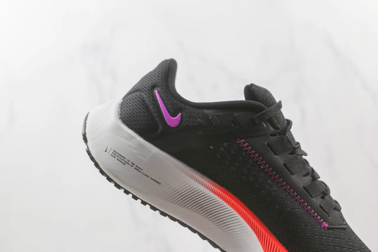 Nike Air Zoom Pegasus Black Orange Pink Running Shoes 5