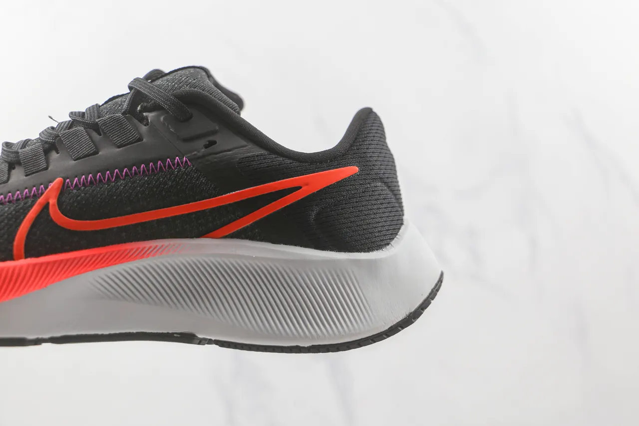 Nike Air Zoom Pegasus Black Orange Pink Running Shoes 7