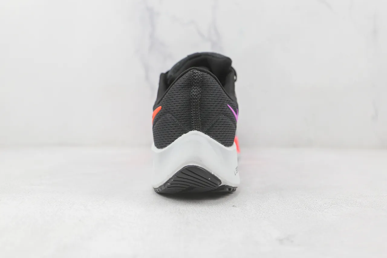 Nike Air Zoom Pegasus Black Orange Pink Running Shoes 9