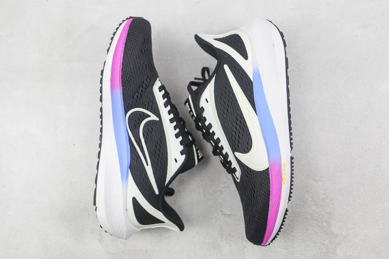 Nike Air Zoom Pegasus Black White Pink Blue Running Shoes 2