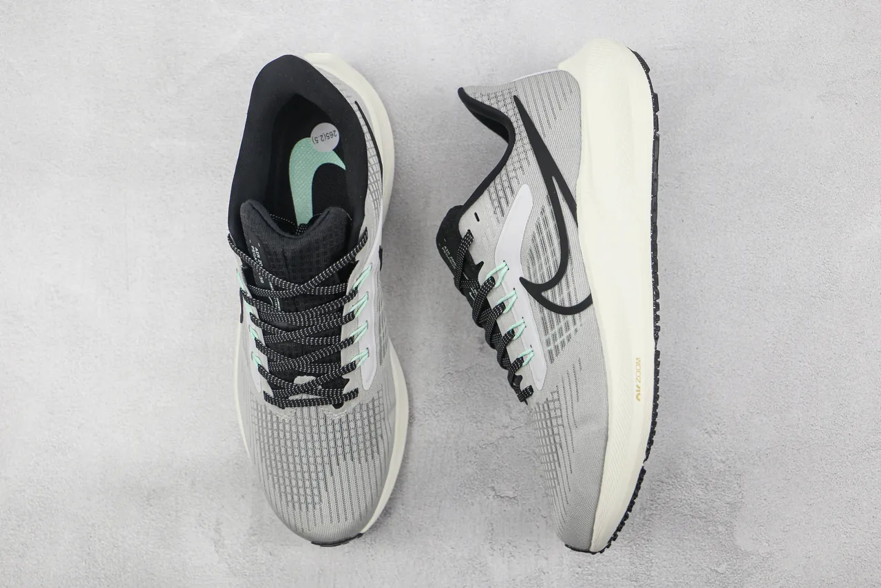 Nike Air Zoom Pegasus Gray Black Mint Running Shoes 3