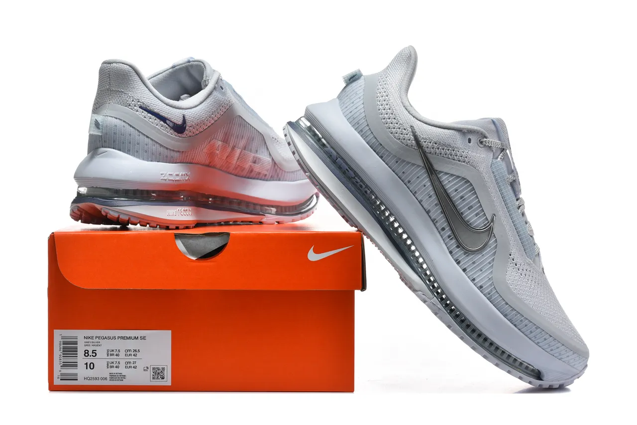 Nike Air Zoom Pegasus Light Gray Running Shoes 5