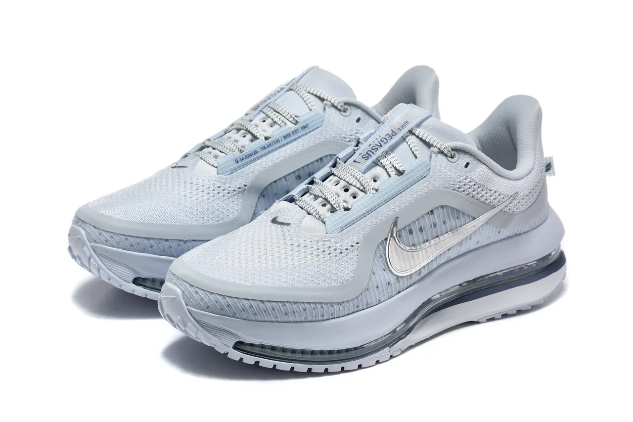Nike Air Zoom Pegasus Light Gray Running Shoes 6