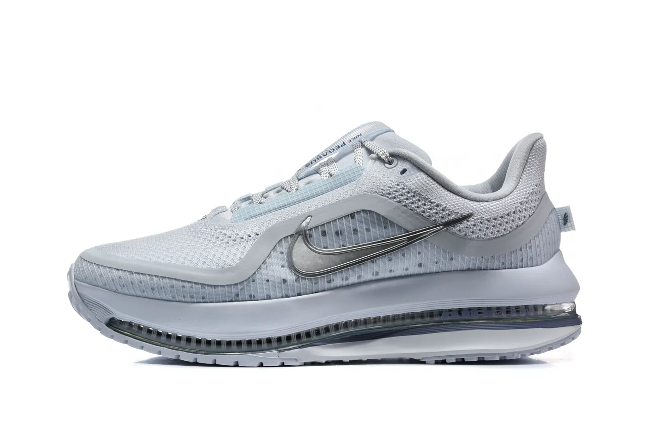 Nike Air Zoom Pegasus Light Gray Running Shoes 7