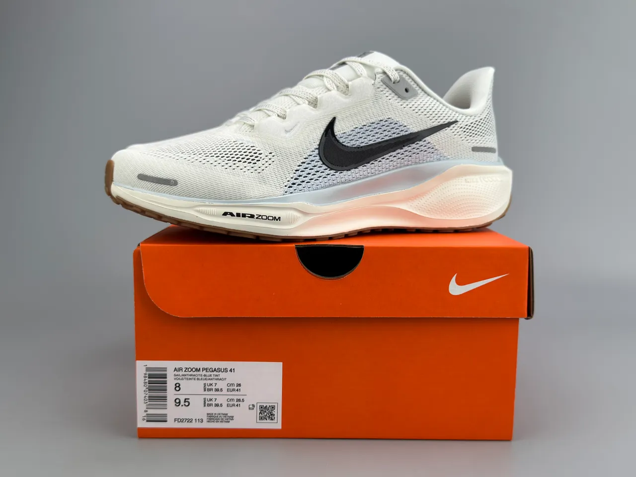 Nike Air Zoom Pegasus Off-White Black Running Shoes 2