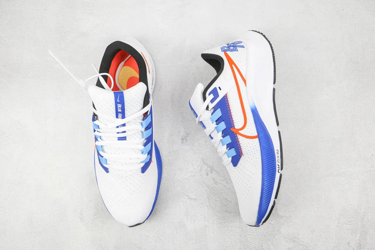 Nike Air Zoom Pegasus Blancos Azules Naranjas Zapatos de correr 3