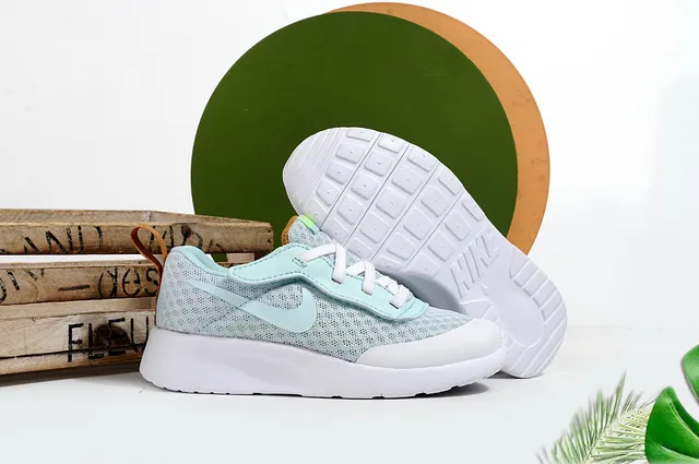 Nike Beige Orange Mesh Upper Hook-and-Loop Strap Lifestyle Sneakers 8