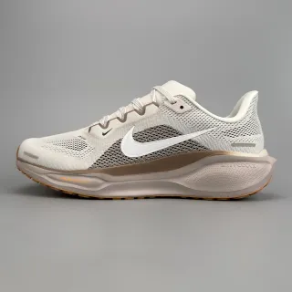Nike Beige Blanco Engineered Malla Superior ReactX Medi suola Zapatos Running