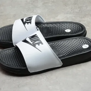 Nike Benassi JDI Black and White Slippers