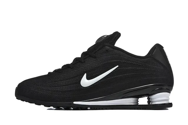 Nike Black and White Lifestyle Sneakers 6