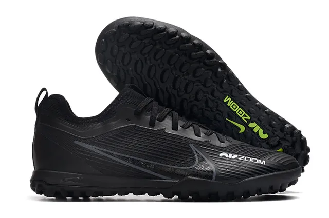 Nike Black Gold Chaussure à Coupe Basse Supérieure en Maille Synthétique Chaussures de Football sur Pelouse Artificielle 2