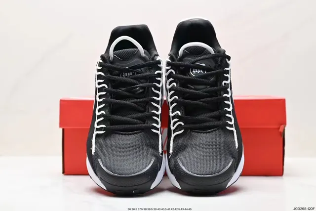 Nike Black White Mesh Upper Visible Air Unit Lifestyle Sneakers 3