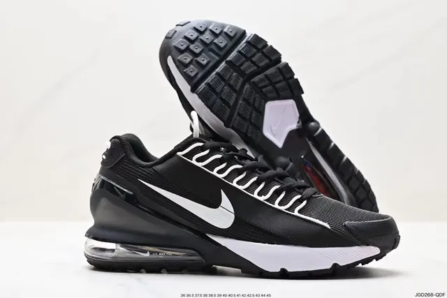 Nike Black White Mesh Upper Visible Air Unit Lifestyle Sneakers 6