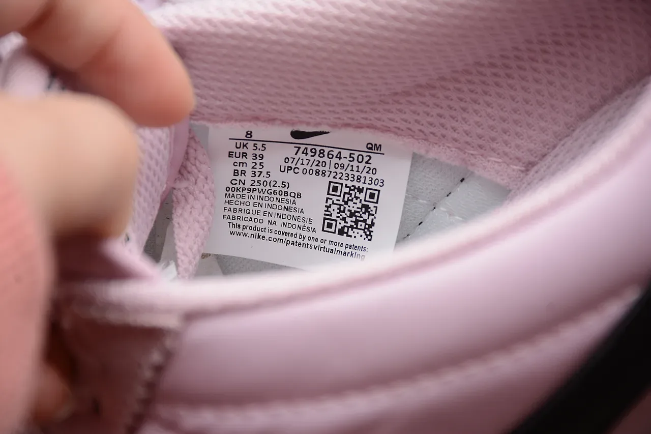 Nike Cortez Pink and Black Lifestyle Sneakers 4