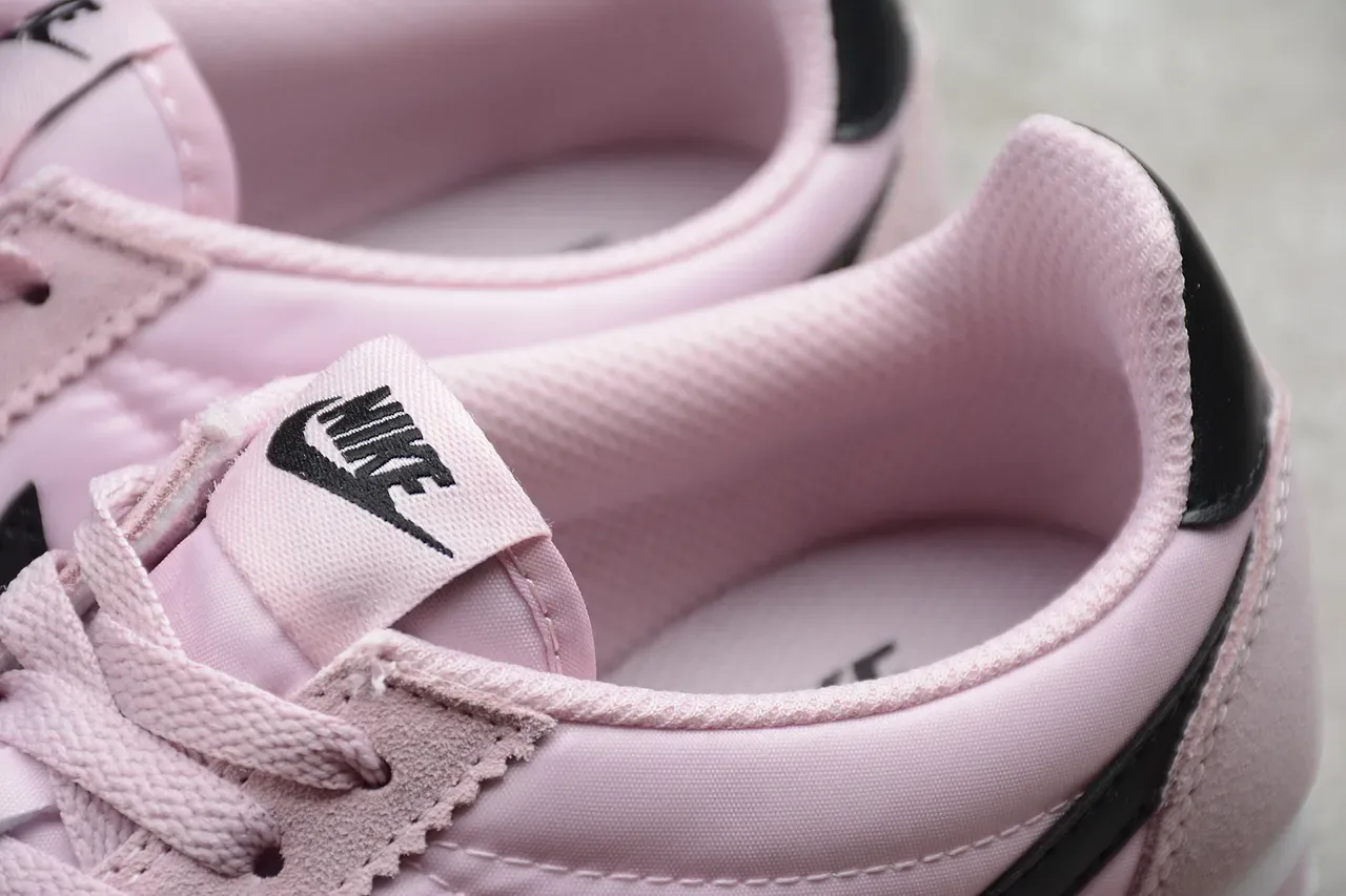 Nike Cortez Pink and Black Lifestyle Sneakers 5
