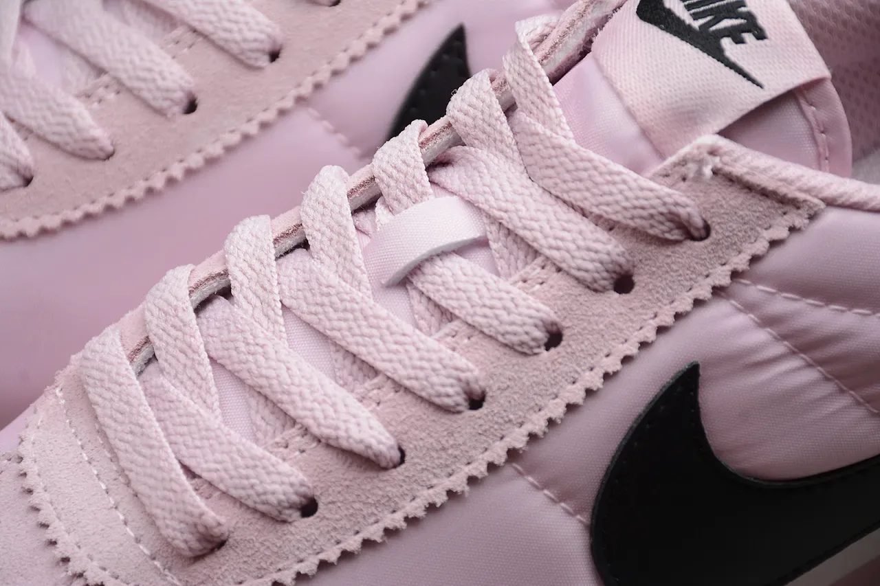 Nike Cortez Pink and Black Lifestyle Sneakers 6