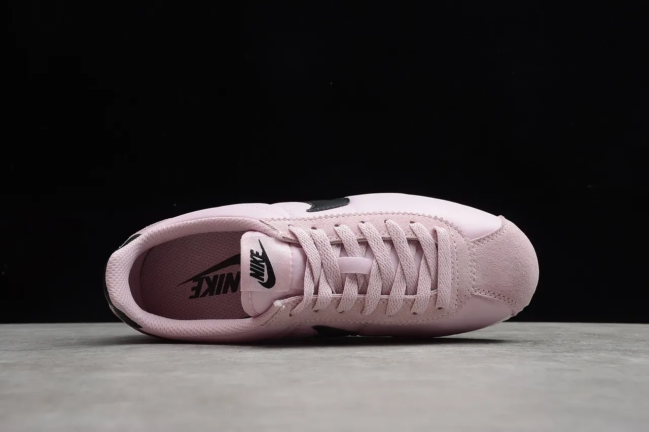 Nike Cortez Pink and Black Lifestyle Sneakers 11