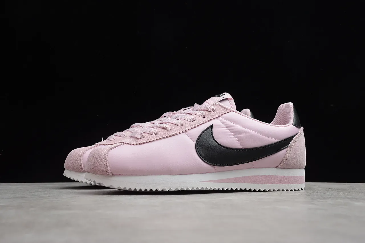 Nike Cortez Pink and Black Lifestyle Sneakers 13