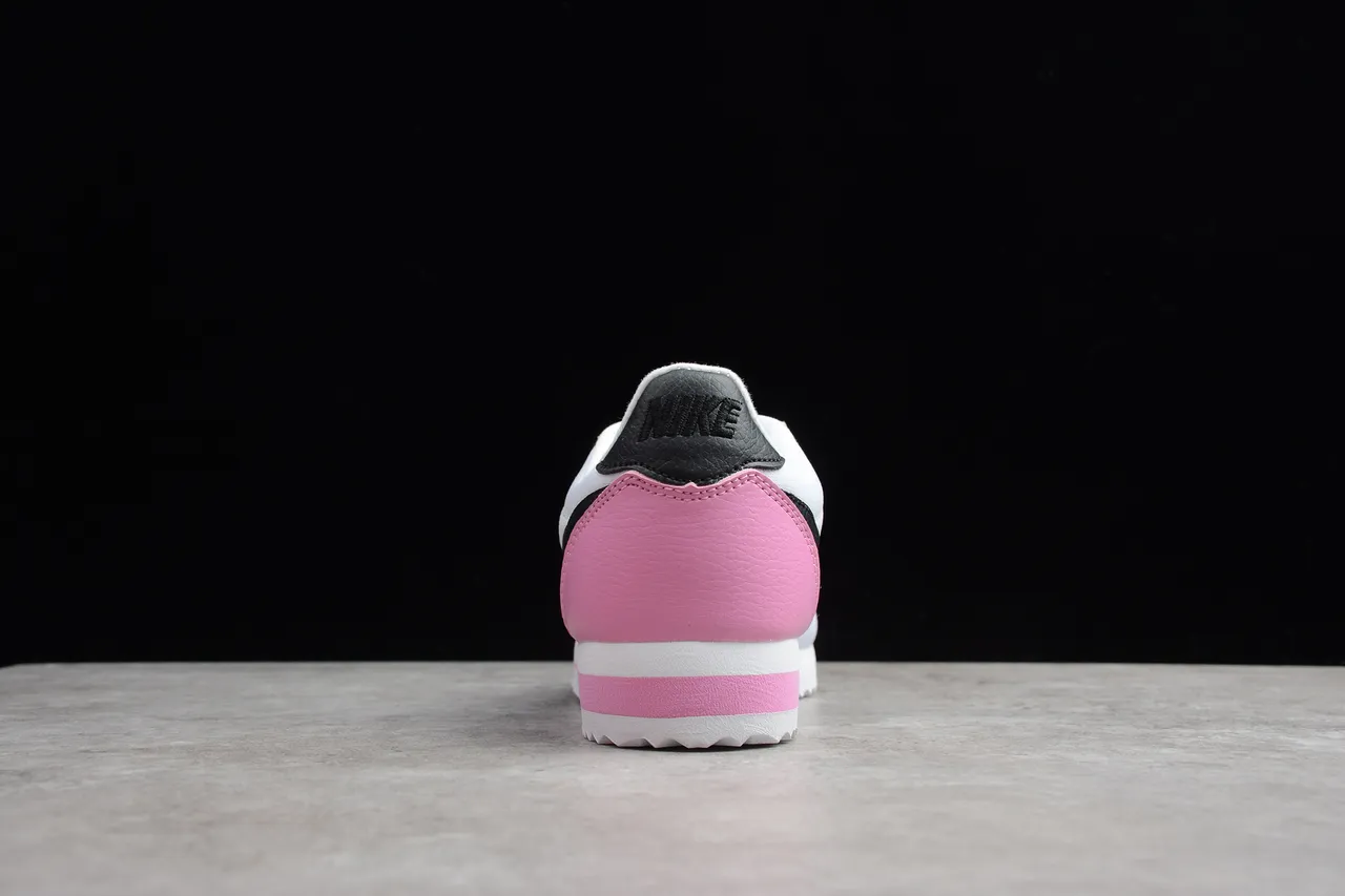 Nike Cortez White Black Pink Lifestyle Sneakers 12