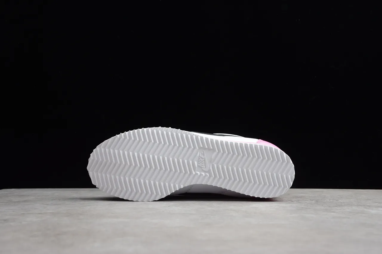 Nike Cortez White Black Pink Lifestyle Sneakers 13