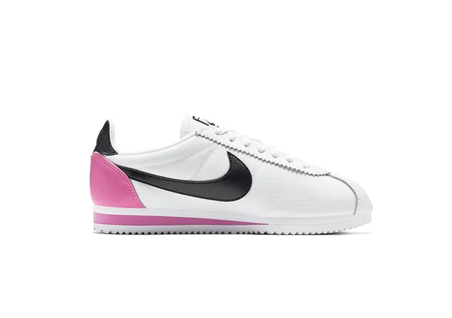 Nike Cortez White Black Pink Lifestyle Sneakers 20
