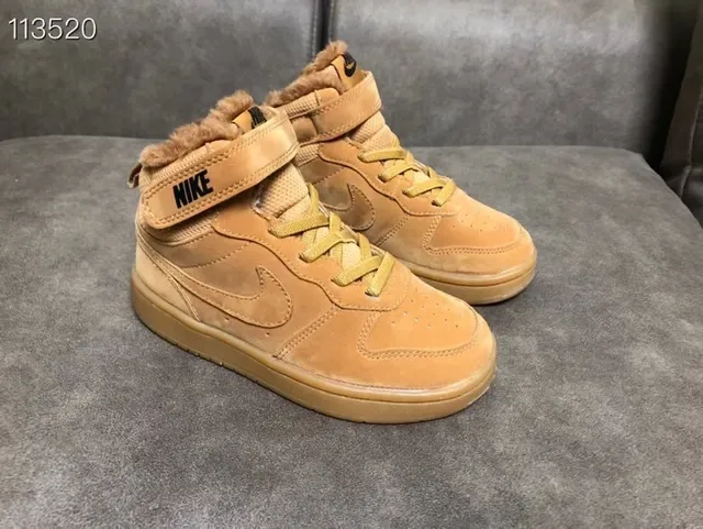 Nike Court Borough Black Orange High-Top Padded Collar Lifestyle Sneakers 14