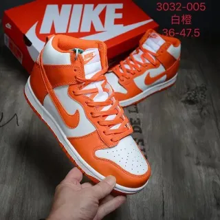 Nike Dunk High White Orange Lifestyle Sneakers
