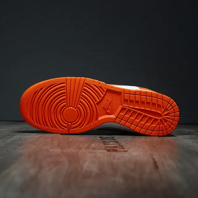 Nike Dunk High White Orange Lifestyle Sneakers 5