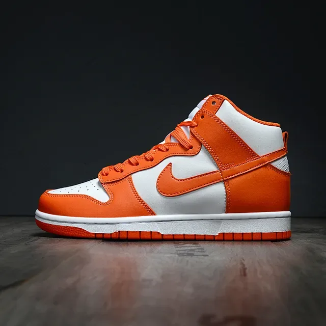 Nike Dunk High White Orange Lifestyle Sneakers 7