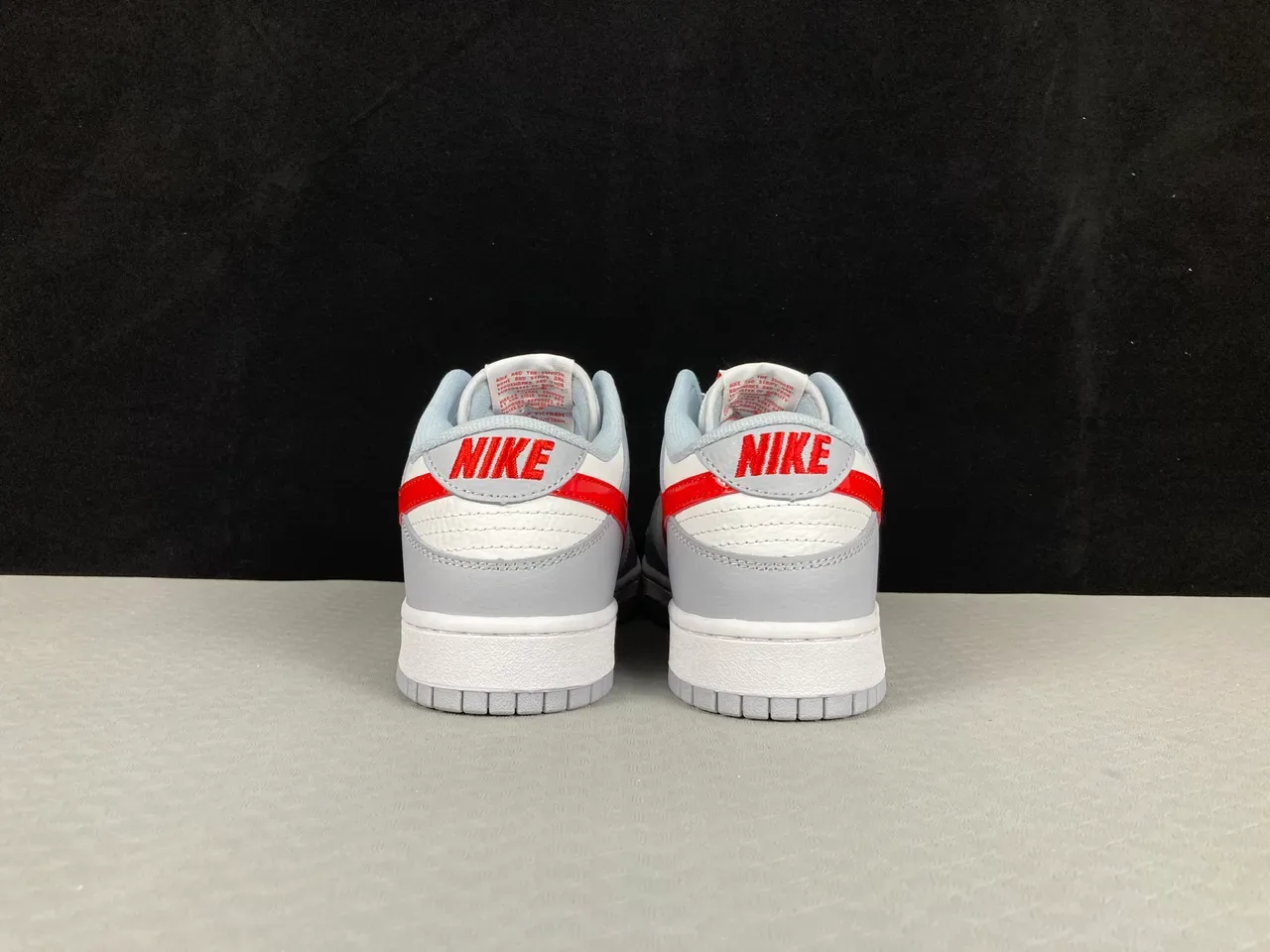 Nike Dunk Low Gray White Red Lifestyle Sneakers 10